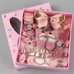 مشبك شعر مجموعة لطيف إكسسوارات الشعر . Hair Clip Set Cute Hair Accessories Girl Cartoon Headwear