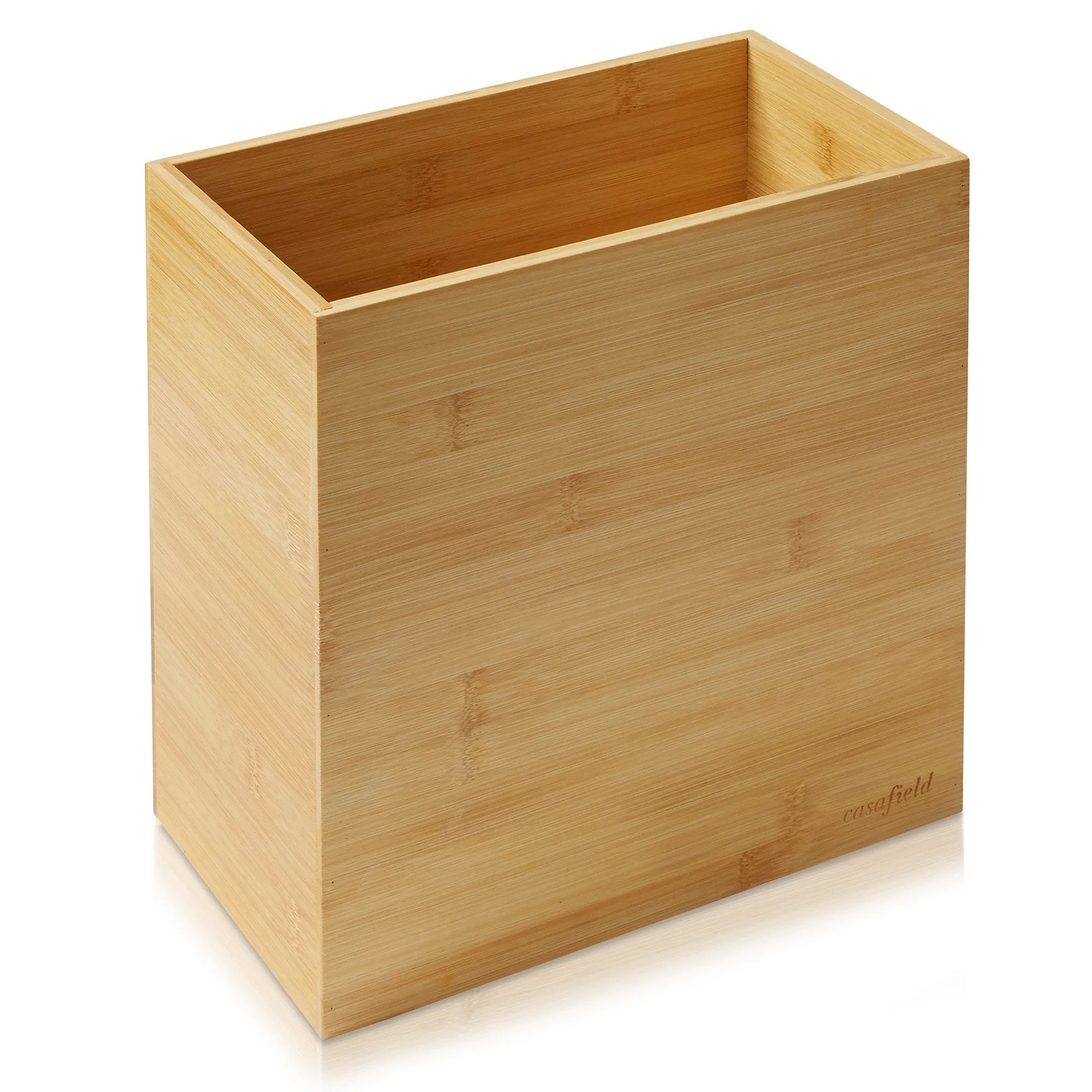 Bamboo Waste Basket for Home and Office