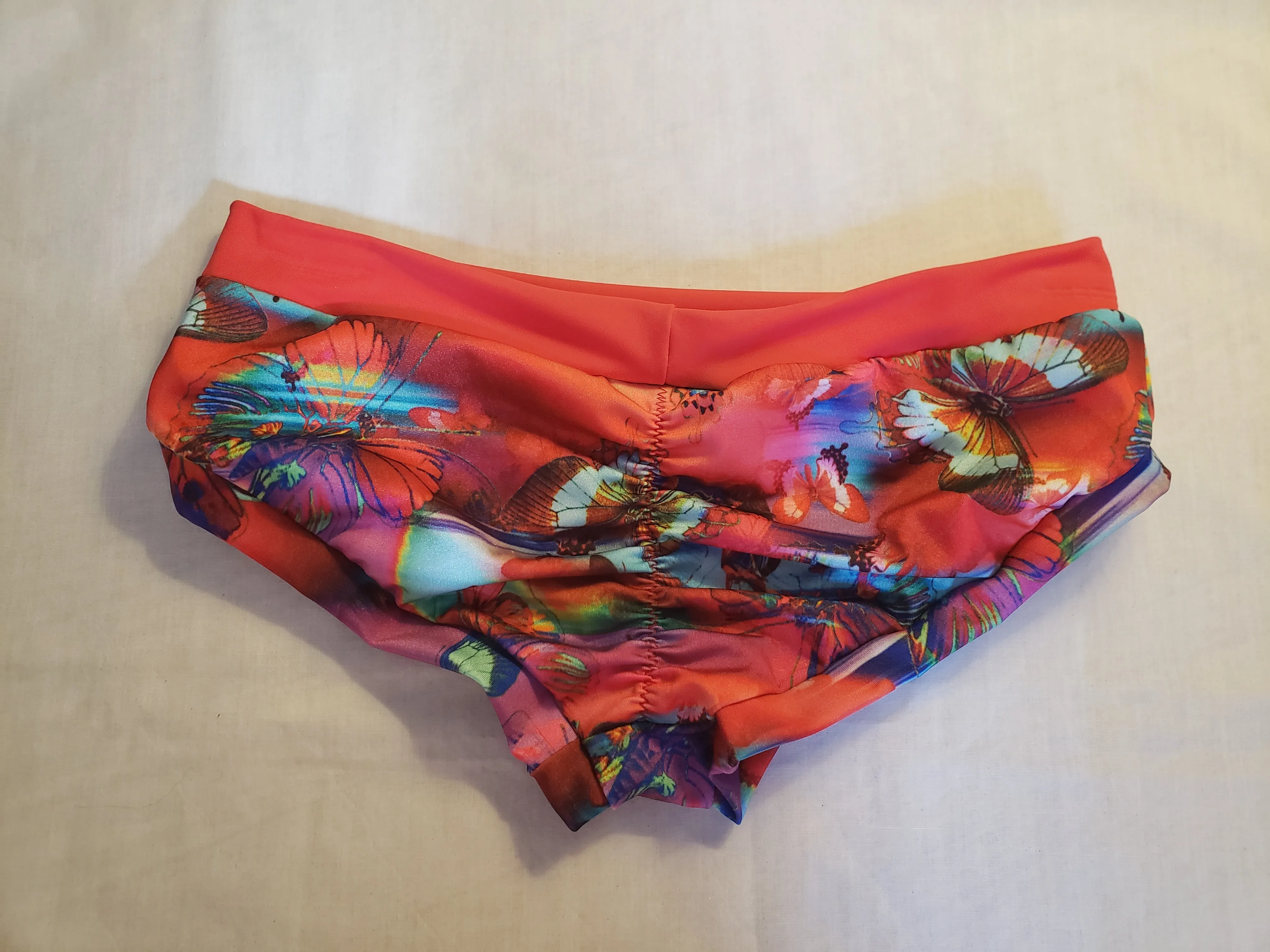 Booty Short - Red Butterfly