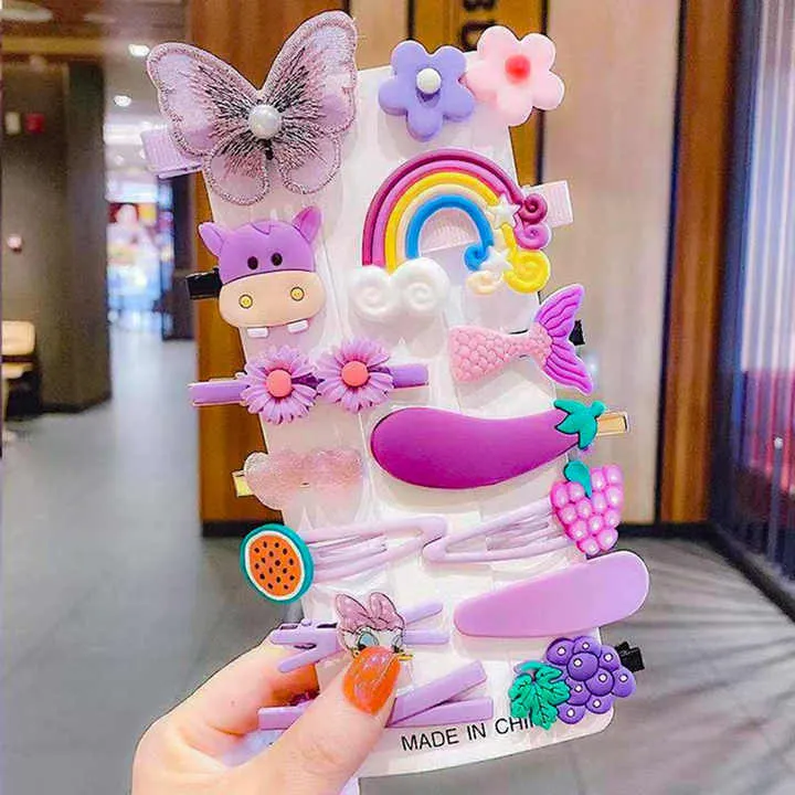 Cute Baby Cartoon Hairpin -دبابيس الشعر