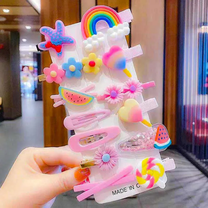 Cute Baby Cartoon Hairpin -دبابيس الشعر