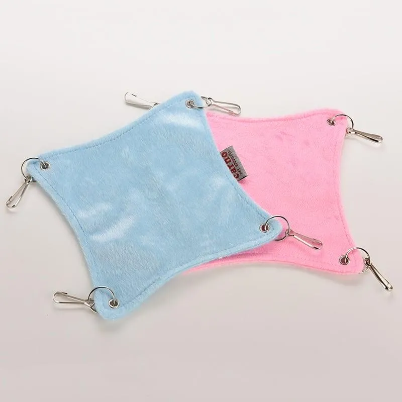 Cute Warm Plush Cage Hammock