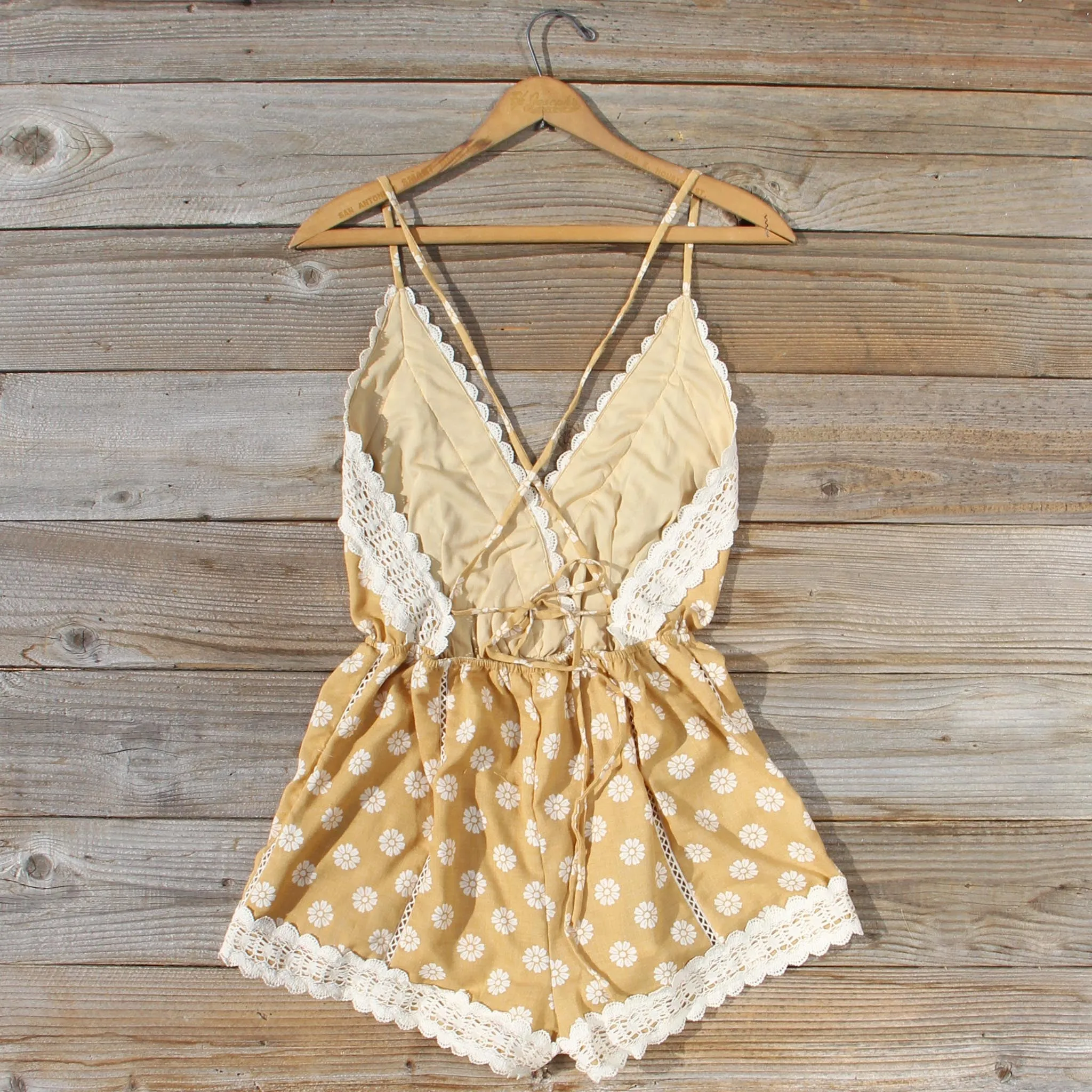Flower Child Lace Romper