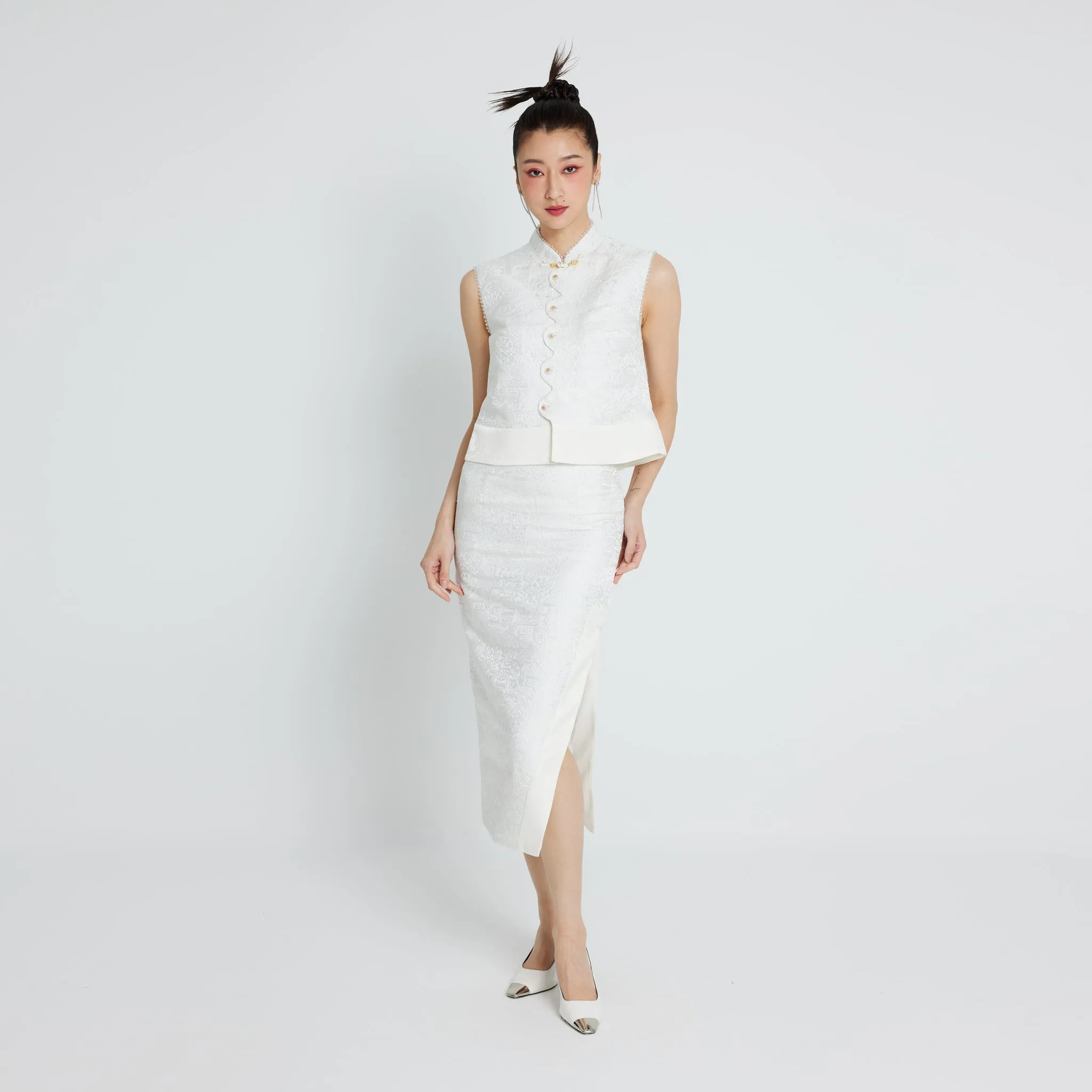 Ke Rou Qipao Vest Top