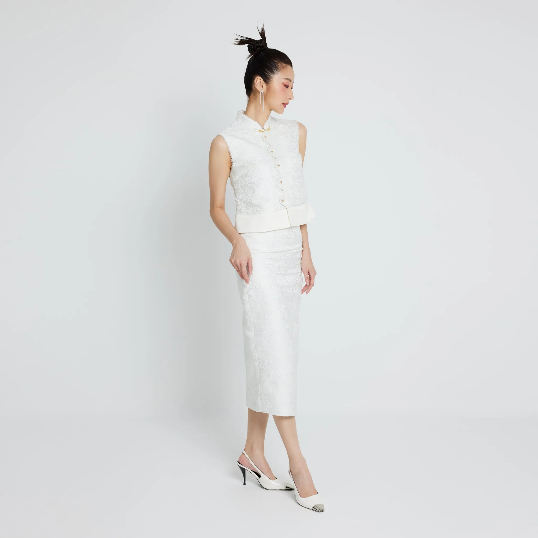 Ke Rou Qipao Vest Top