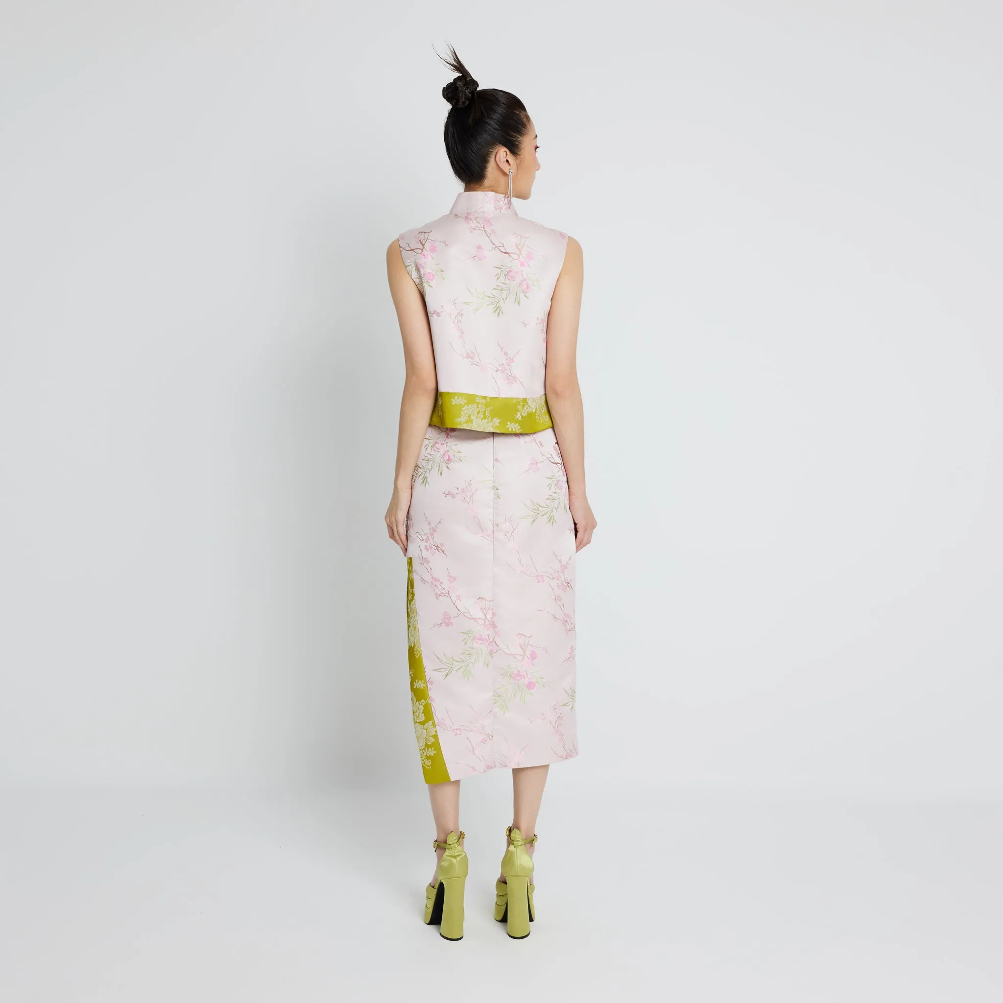 Ke Rou Slit Pencil Skirt