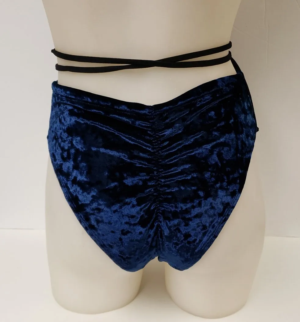 Layla Short - Storm Blue Velvet