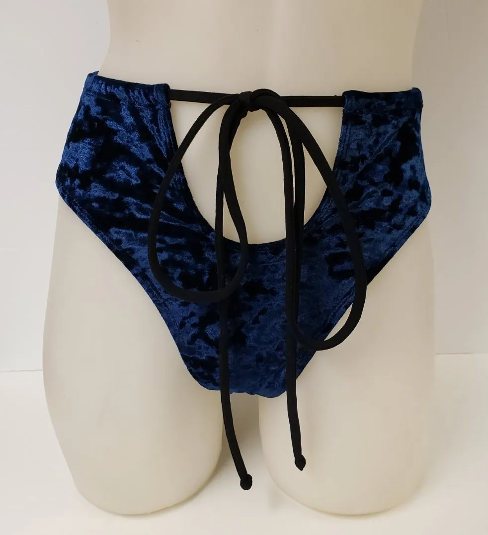 Layla Short - Storm Blue Velvet
