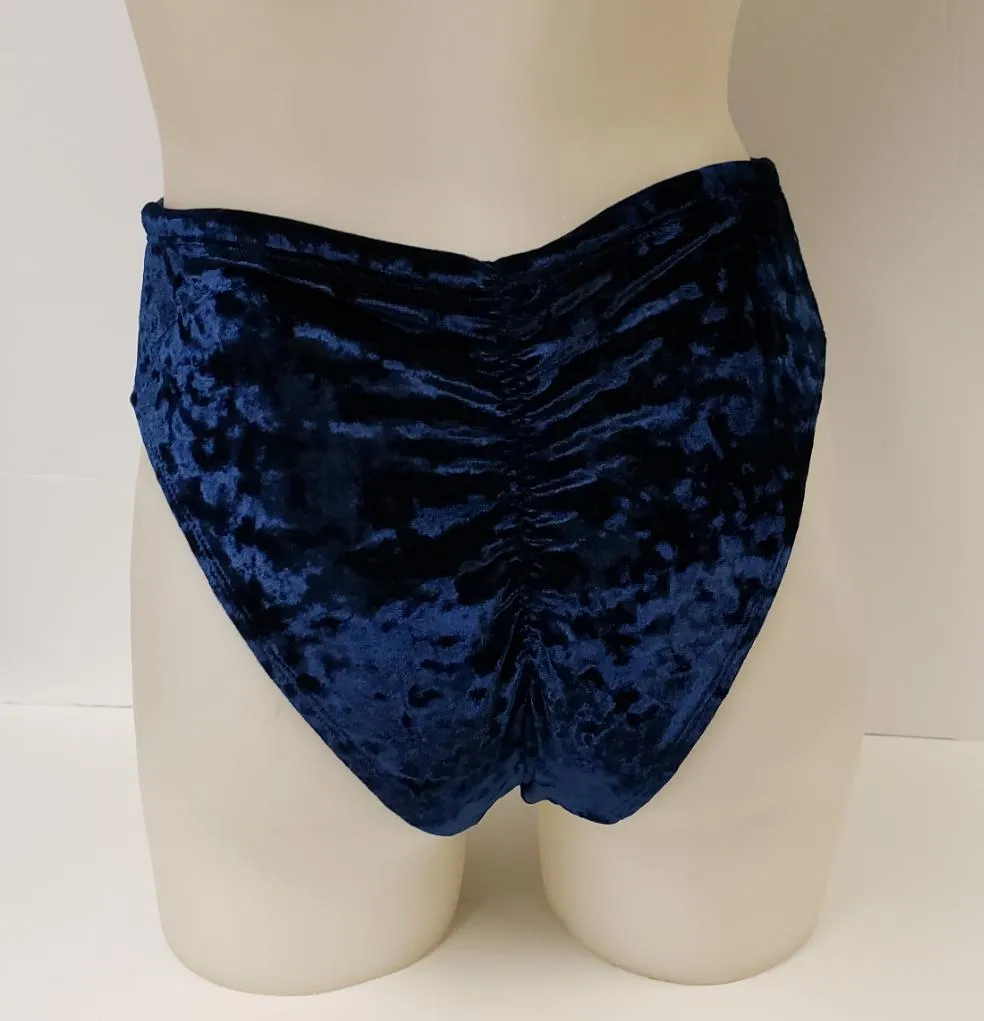 Layla Short - Storm Blue Velvet