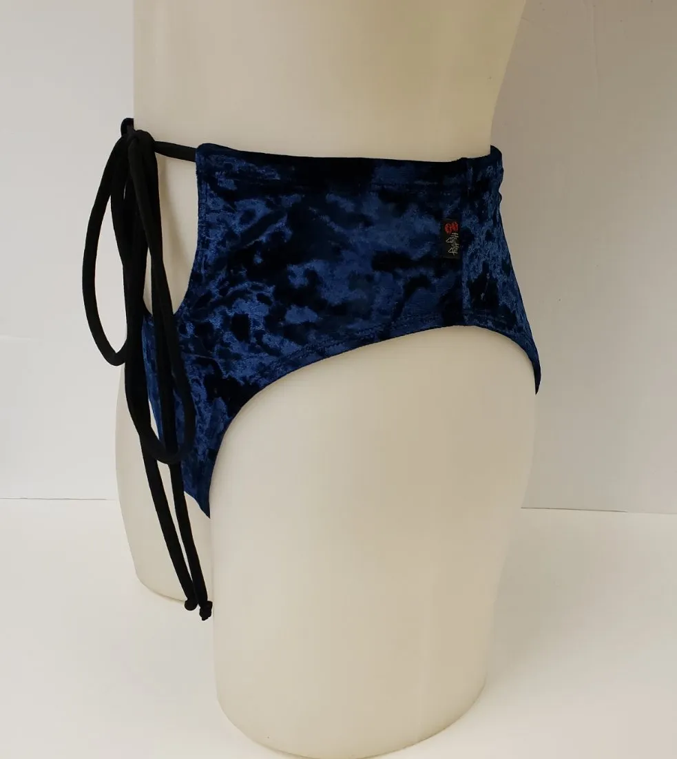 Layla Short - Storm Blue Velvet