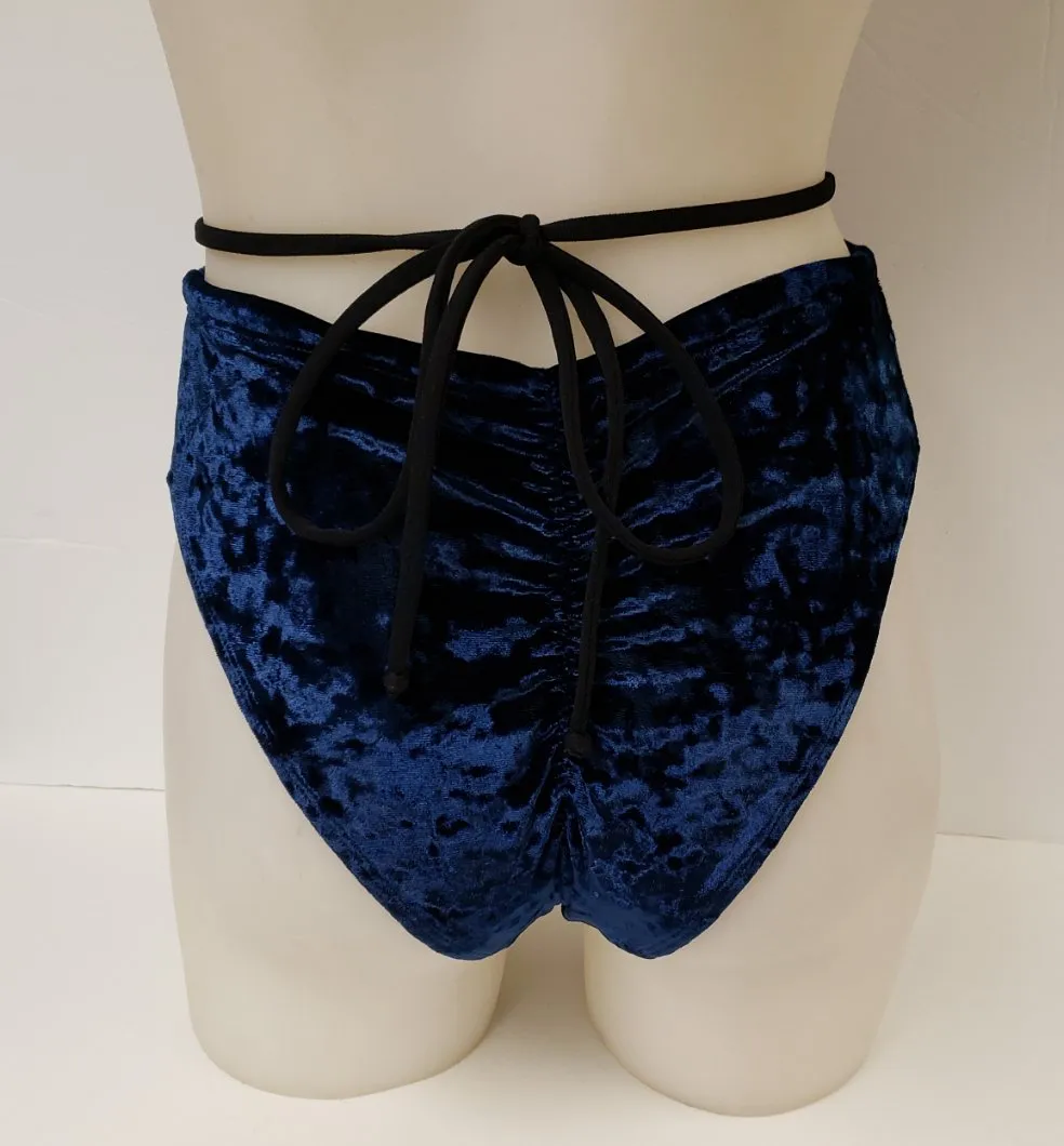 Layla Short - Storm Blue Velvet