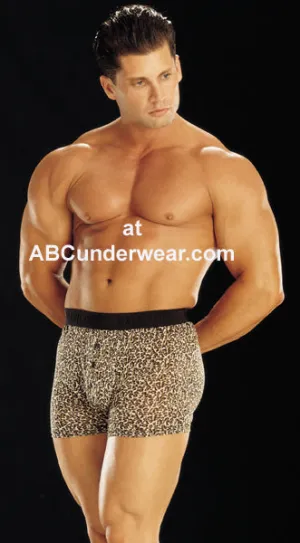 Leopard-Cheetah Silk Boxer Brief