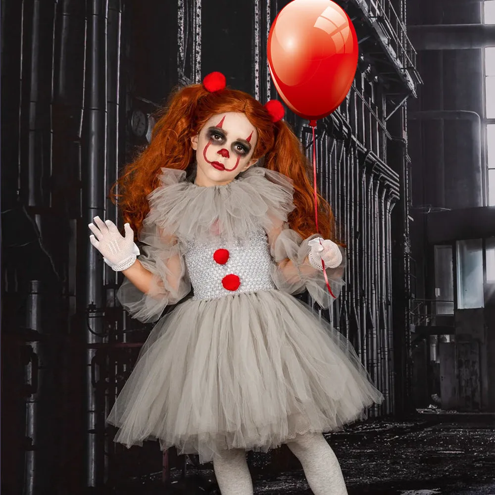 Pennywise Joker Girls Costume