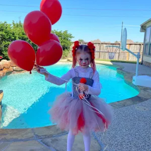 Pennywise Joker Girls Costume