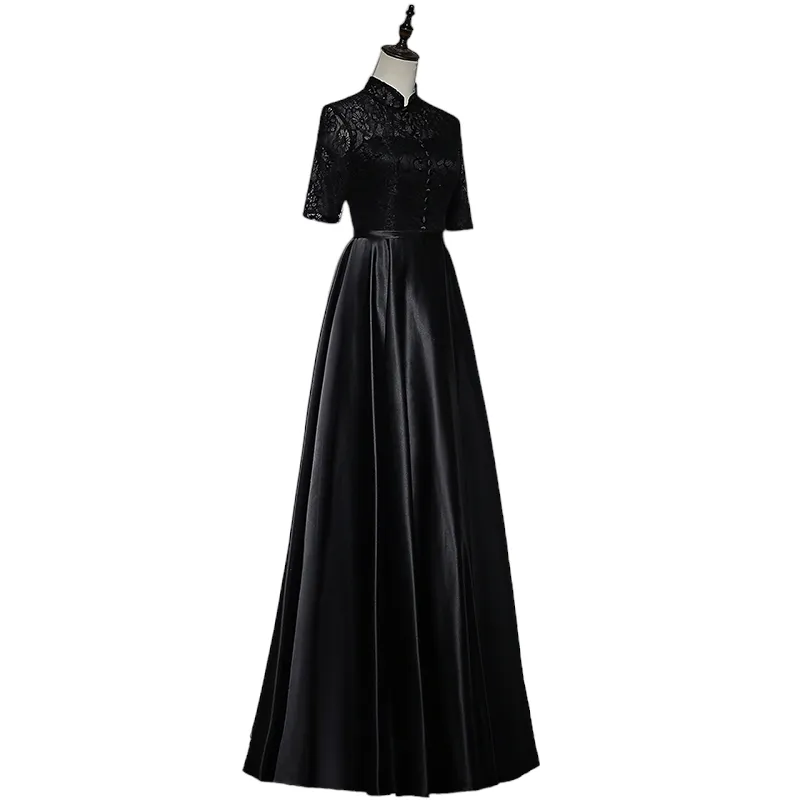 Plus Size Chinese Collar Cheongsam Evening Dress