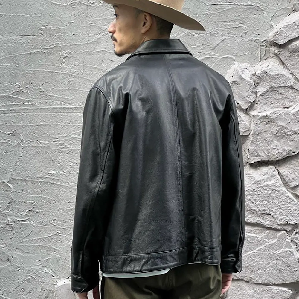 Porter Classic - PC SINGLE RIDERS JACKET W/LOVE&PEACE SILVER - PC-017-2413