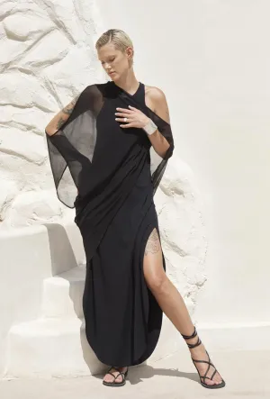 Silk Sheer long Blouse