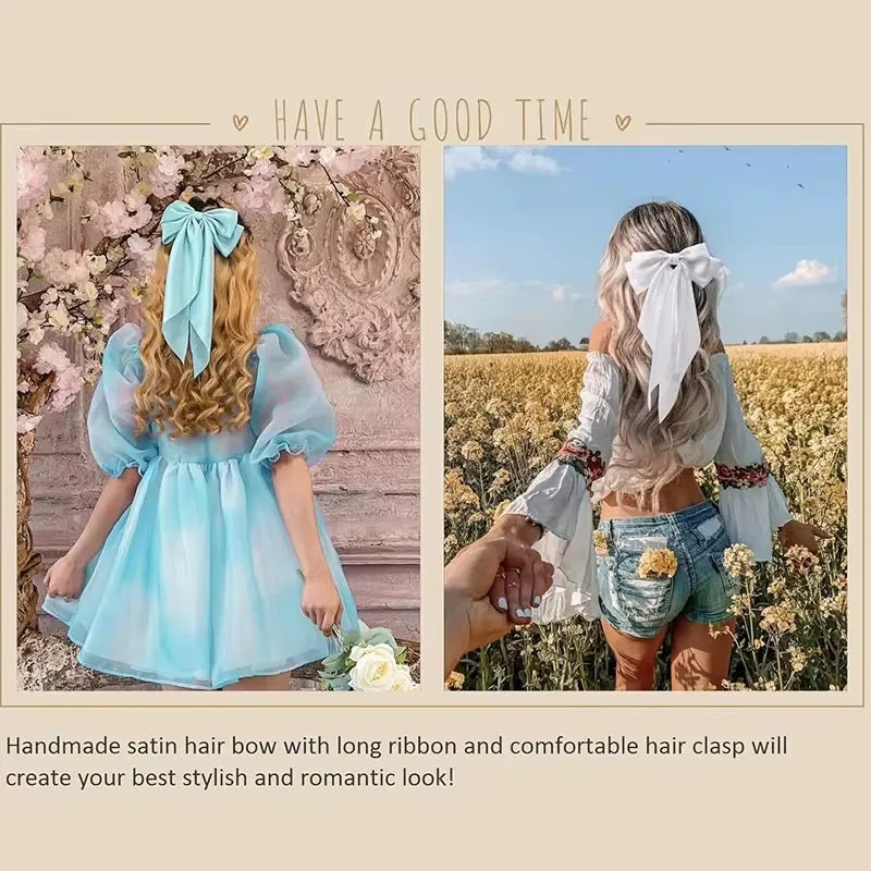 Solid Color Hair Bow لون صلب لافتات الشعر القوس