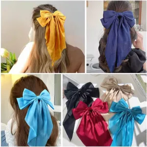 Solid Color Hair Bow لون صلب لافتات الشعر القوس