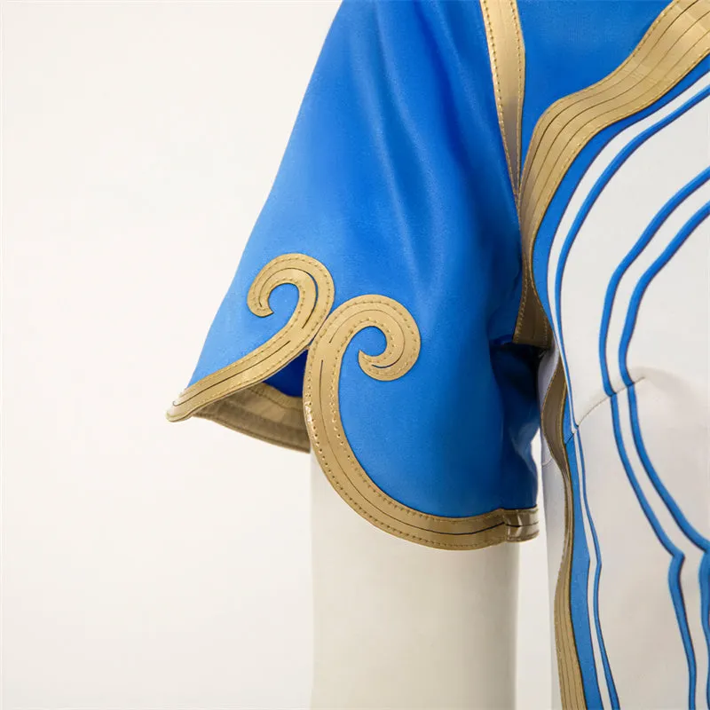 Street Fighter 6 Cosplay SF Chun-Li Costume Qipao Halloween Carnival Suit