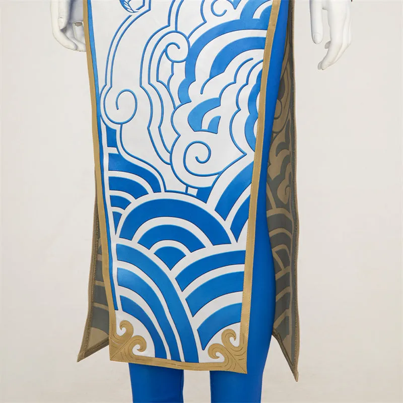 Street Fighter 6 Cosplay SF Chun-Li Costume Qipao Halloween Carnival Suit