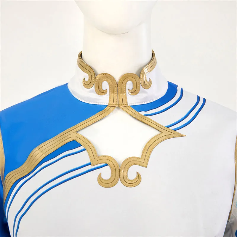 Street Fighter 6 Cosplay SF Chun-Li Costume Qipao Halloween Carnival Suit