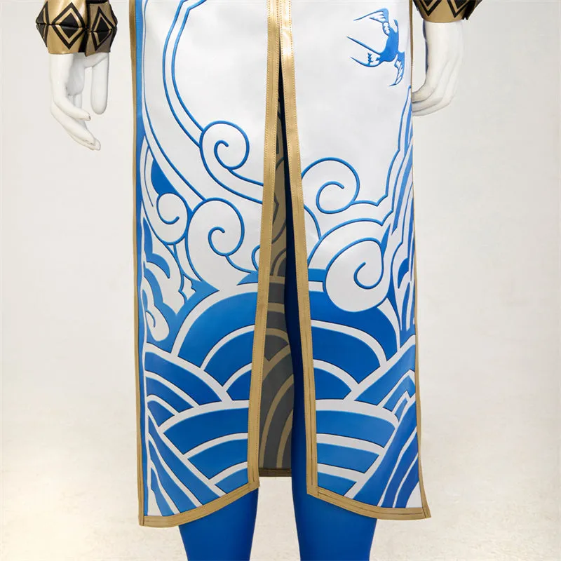 Street Fighter 6 Cosplay SF Chun-Li Costume Qipao Halloween Carnival Suit