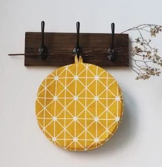 Thick Cotton Oven Cloth with Geometric Print
