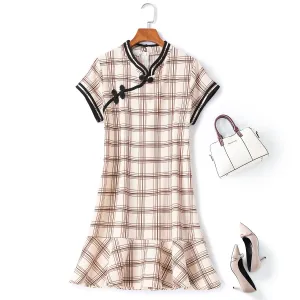 Yuna Plus Size Cheongsam Qipao Dress